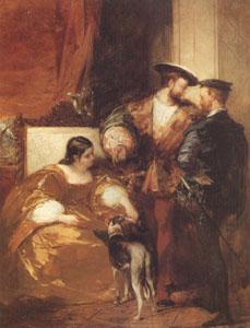 Richard Parkes Bonington Francis Iand the Duchess of Etampes (mk05)